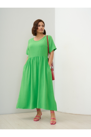 Платье Сити Моно (ярко-зеленый)