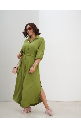 платье Рубашка (оливковый)