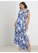 сарафан Амаранта Принт (белый/гжель)