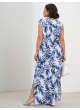 сарафан Амаранта Принт (белый/гжель)