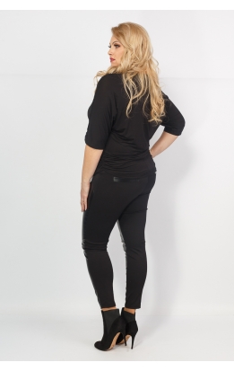 брюки Кожа (чёрный)