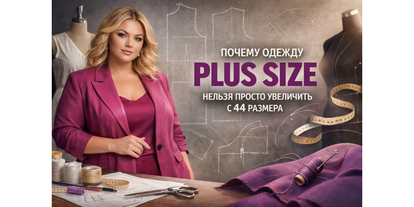 Почему одежду Plus Size нельзя просто увеличить с 44 размера